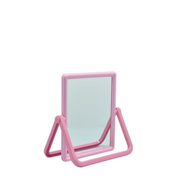 Lion Star MI-3 Beauty Mirror 213 Kaca Duduk Persegi - Merah Muda